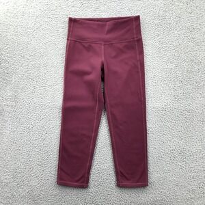 ATHLETA Size XS Deep Pink Chaturanga Capri Mid Rise Leggings